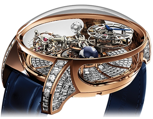 Review Jacob & Co ASTRONOMIA TOURBILLON RANGE BAGUETTE AT800.40.BD.BD.A Replica watch